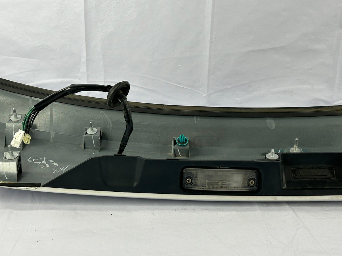 12-14 Subaru Outback Trunk Hatch Trim Finish Panel Garnish White OEM 91119AJ48A