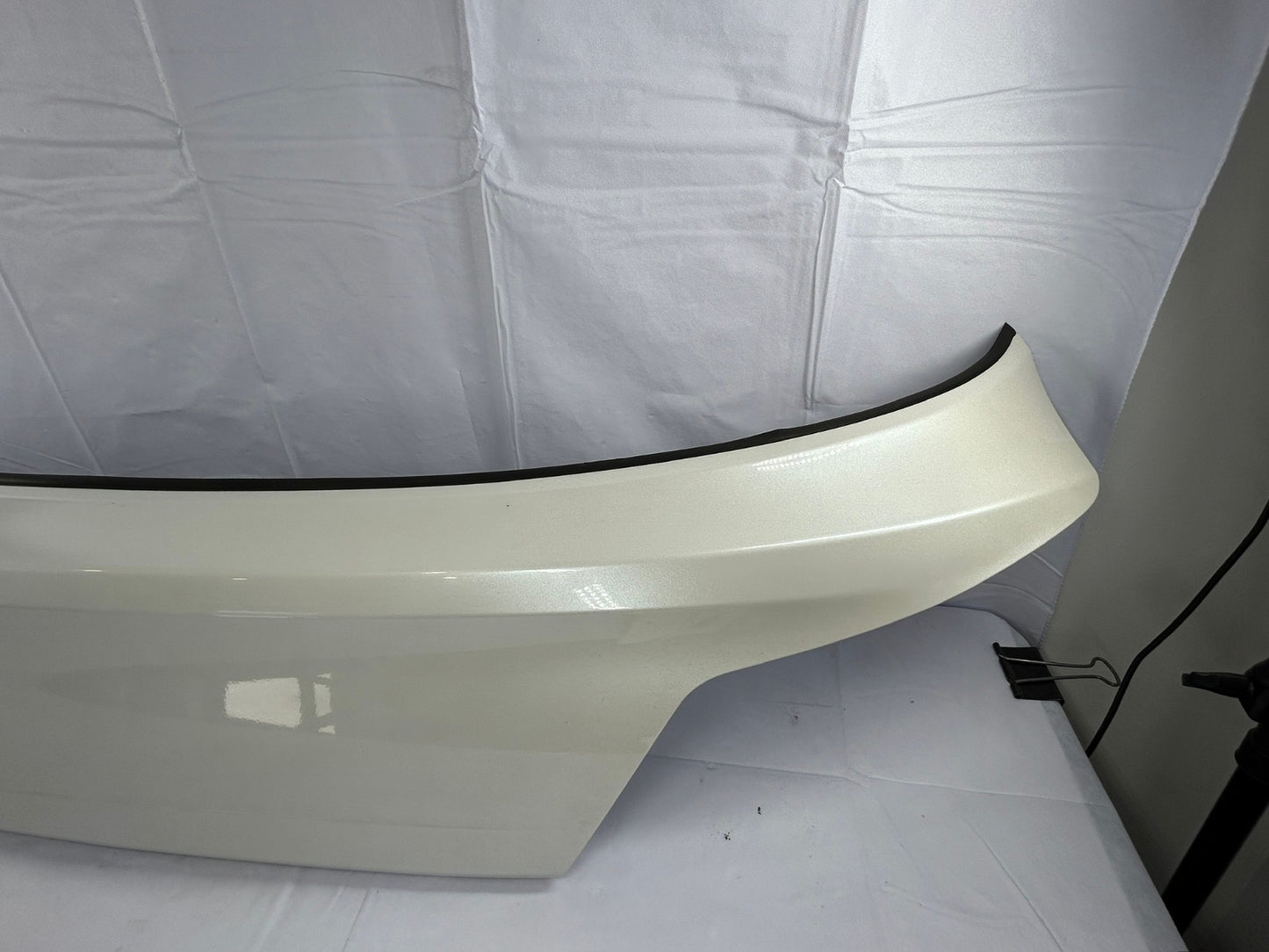 2012-2014 Subaru Outback Trunk Hatch Trim Finish Panel Garnish White 37J OEM