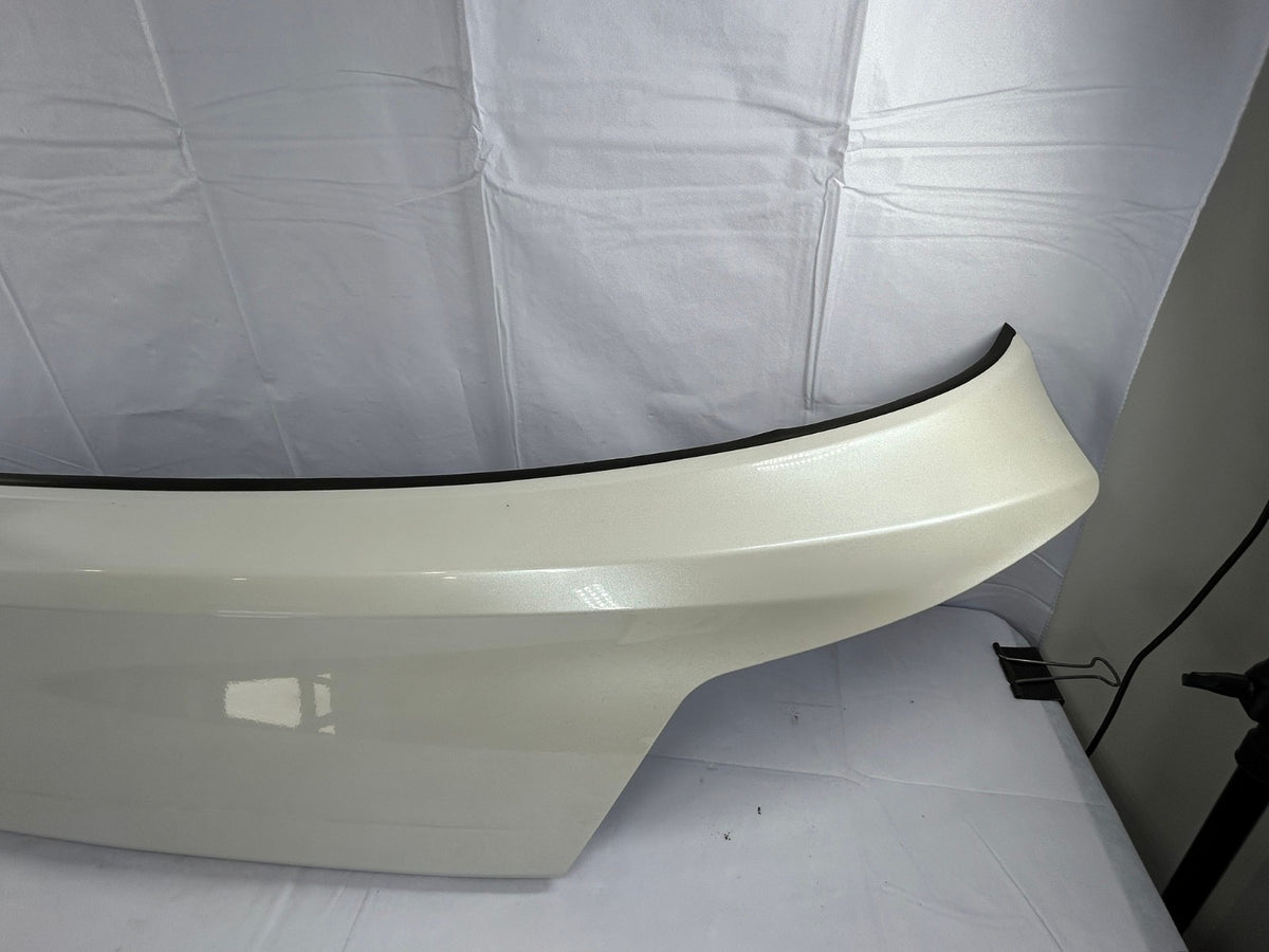 12-14 Subaru Outback Trunk Hatch Trim Finish Panel Garnish White OEM 91119AJ48A