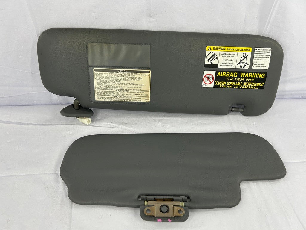 1999-2002 Lexus LX470 Left Front Sun Visor Gray OEM