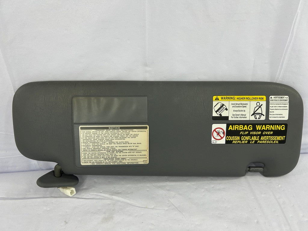 1999-2002 Lexus LX470 Left Front Sun Visor Gray OEM