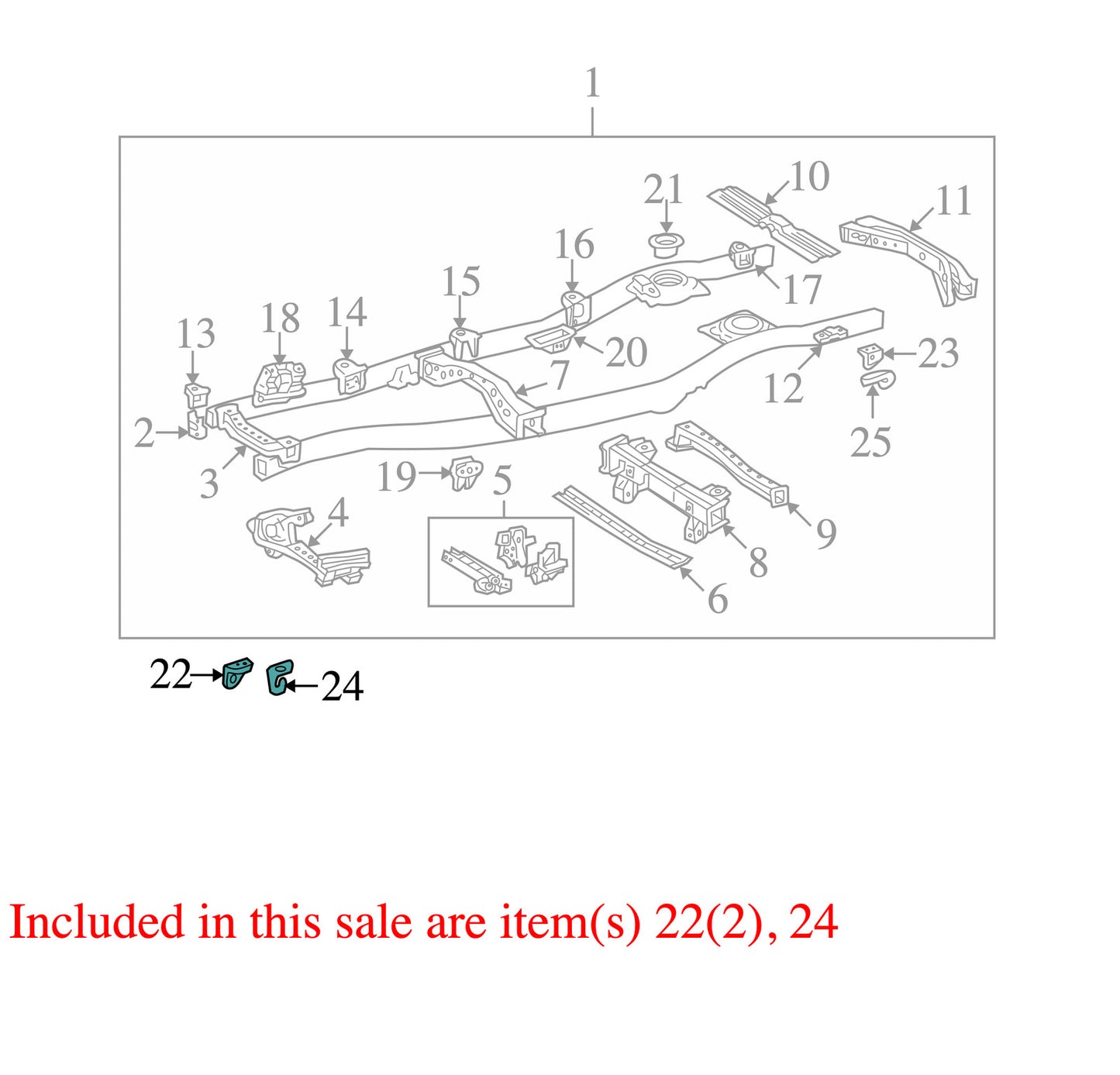 1998-2007 Lexus LX470 Front Tow Hook Set OEM