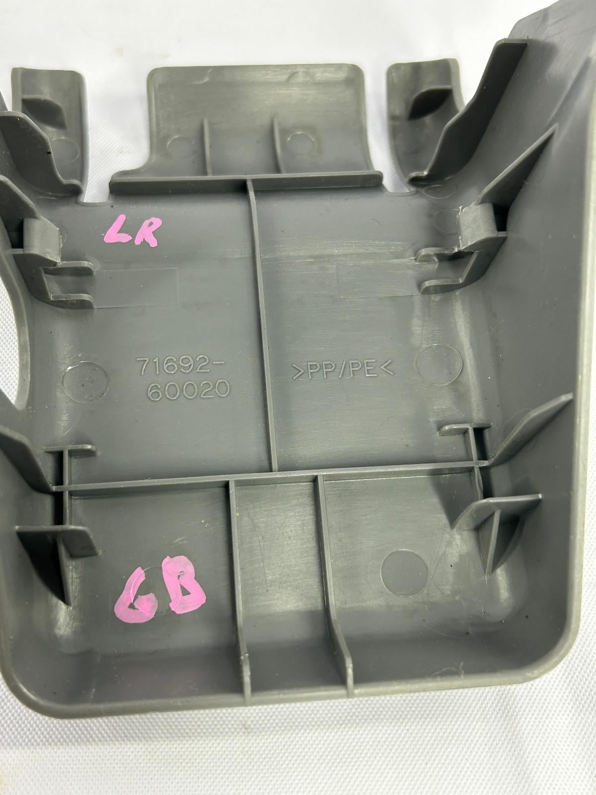 1998-2007 Lexus LX470 2nd Row Rear Seat Cushion Hinge Cover Upper Left Gray OEM