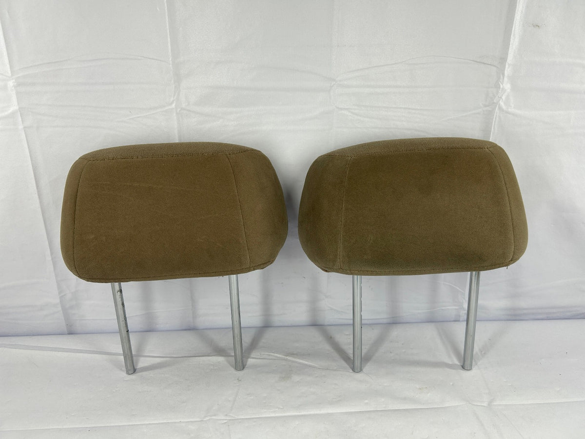2003-2005 Toyota Tundra Front Headrest Set Brown Cloth OEM 71910-0C090