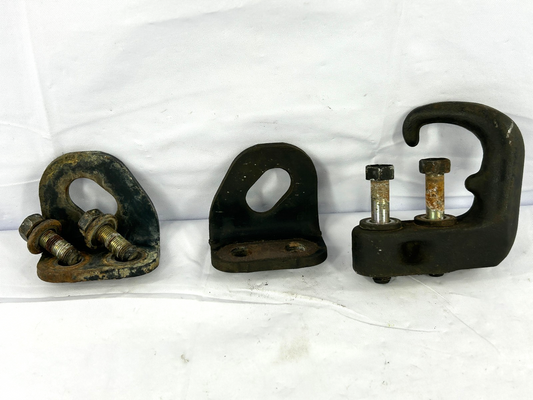 2000-2006 Toyota Tundra Front Tow Hook Bracket Set with Bolts OEM