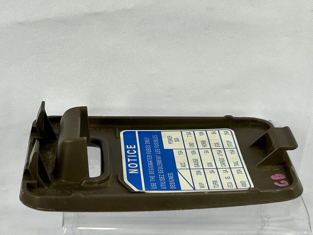 2001-2006 Toyota Tundra Sequoia Dash Fuse Panel Cover Beige Lid OEM