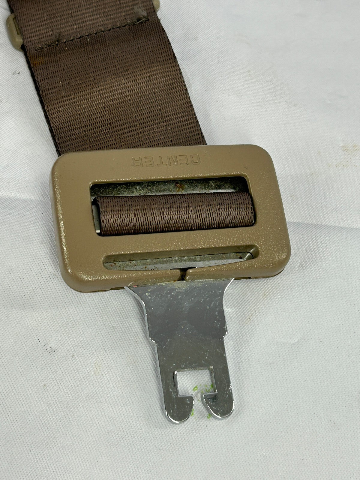 2000-2006 Toyota Tundra Extended Cab Rear Seat Belt Lap Belt Brown OEM