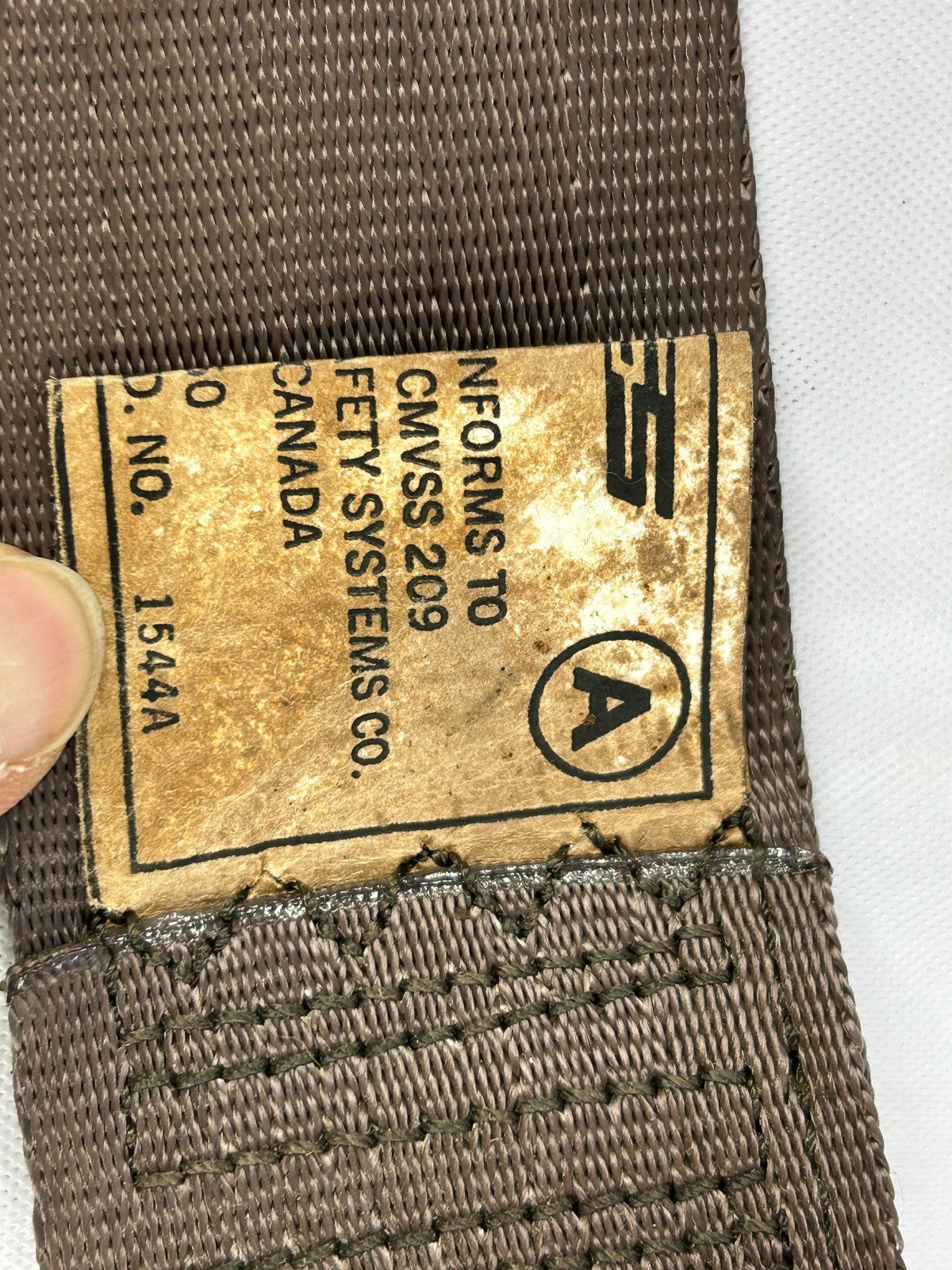 2000-2006 Toyota Tundra Extended Cab Rear Seat Belt Lap Belt Brown OEM