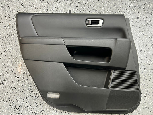 2009-2011 Honda Pilot Touring Left Rear Complete Door Panel with Shade OEM