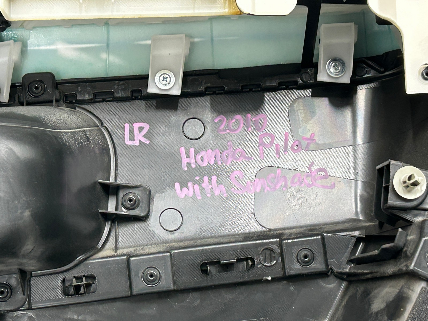 2009-2011 Honda Pilot Touring Left Rear Complete Door Panel with Shade OEM