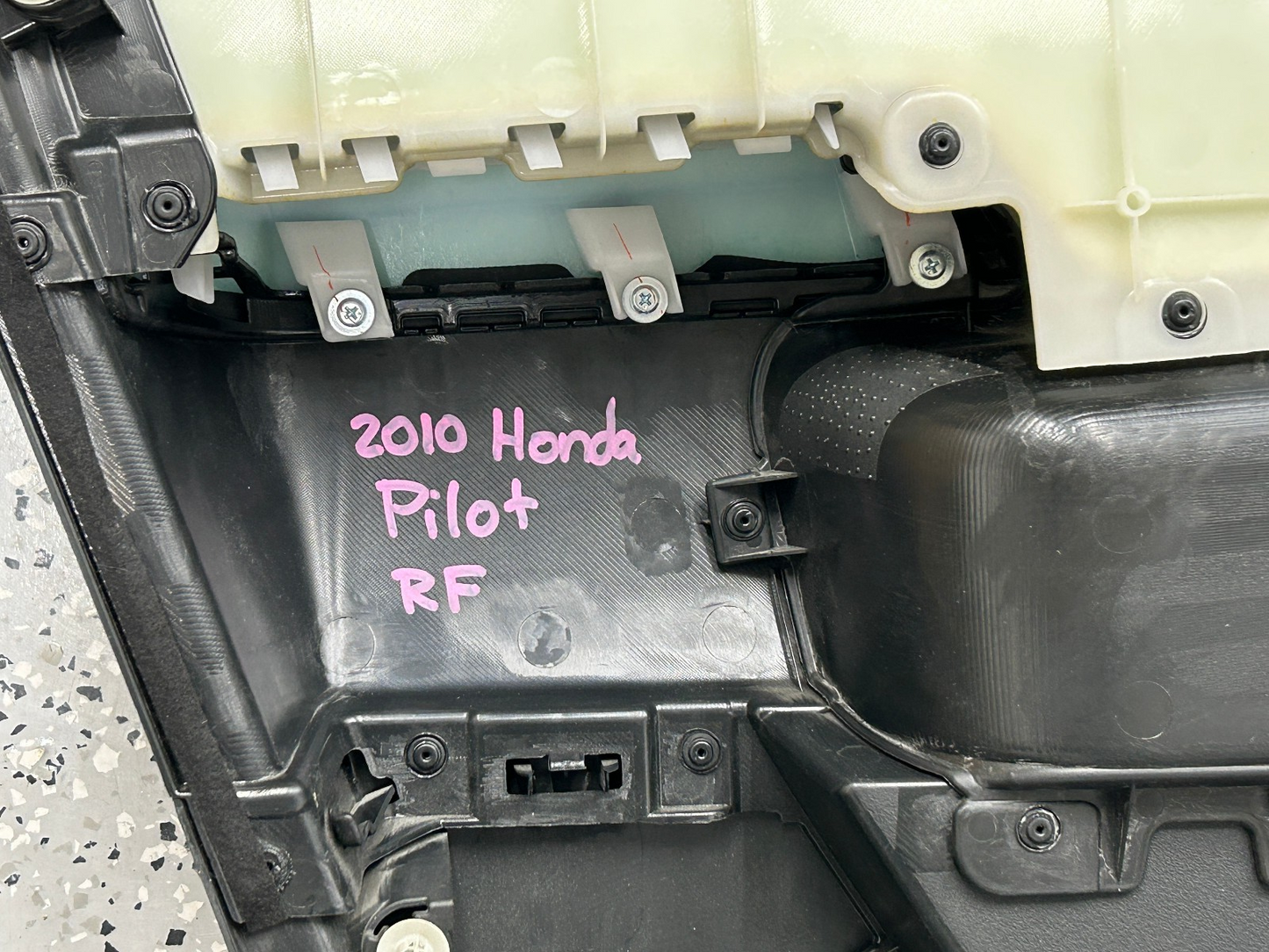 2009-2011 Honda Pilot Touring Right Front Complete Door Panel Black Leather OEM