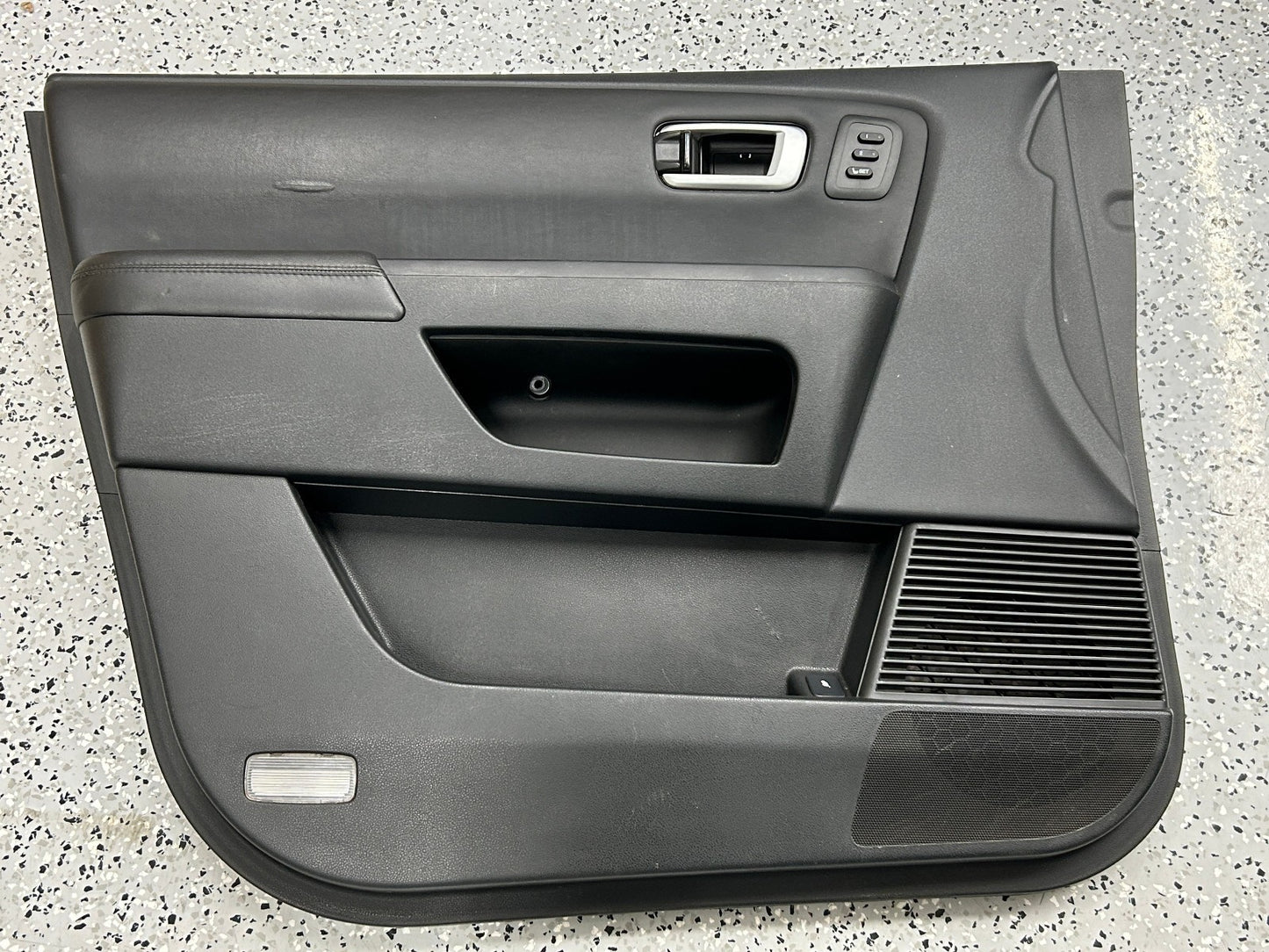 2009-2011 Honda Pilot Touring Left Front Complete Door Panel Black Leather OEM
