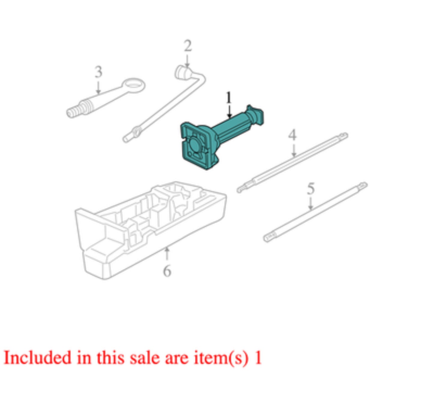 2009-2015 Honda Pilot Floor Bottle Jack OEM