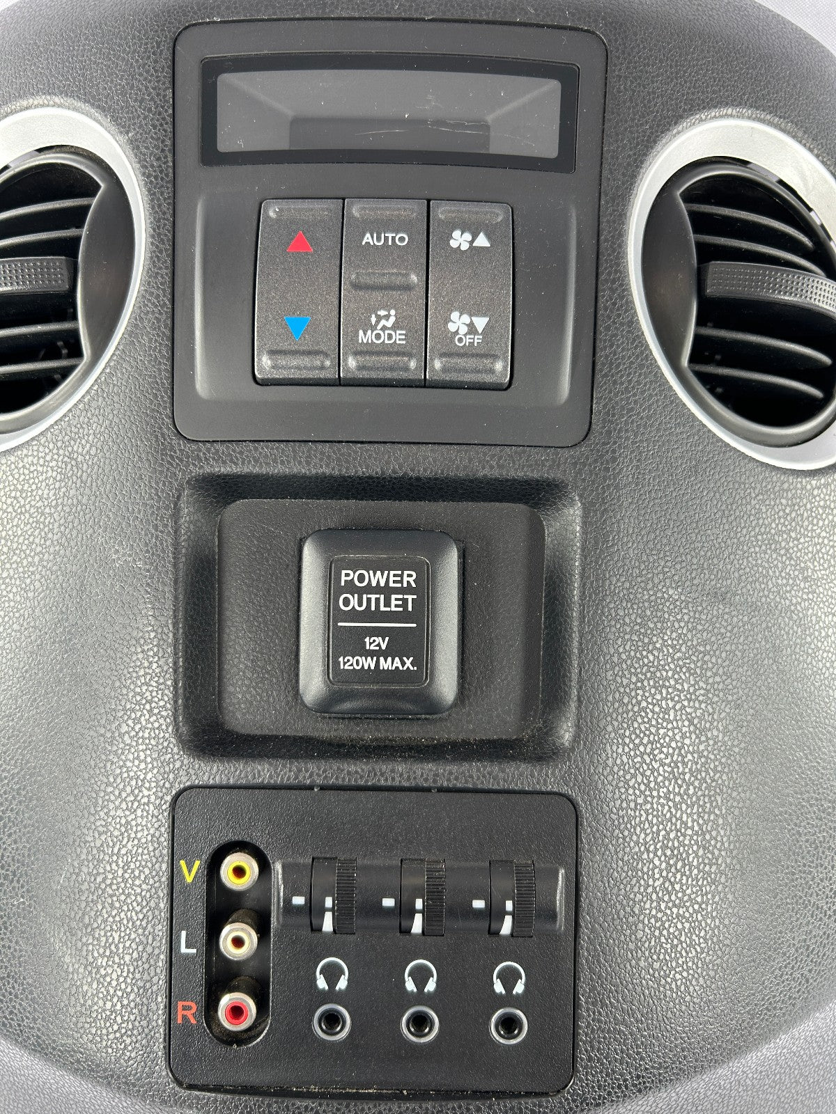 2009-2015 Honda Pilot Center Console Rear Panel Switches Black OEM