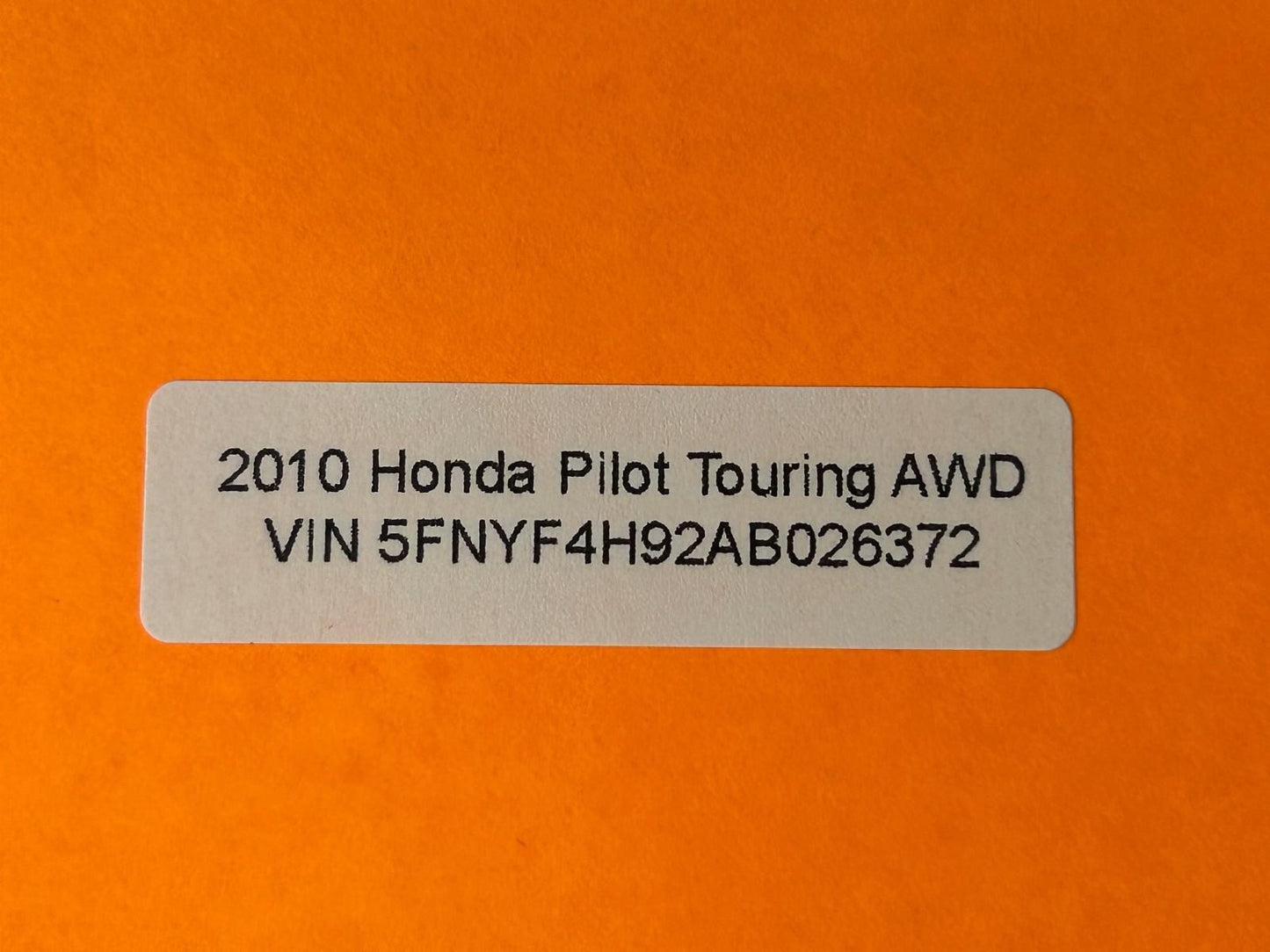 2009-2011 Honda Pilot Radio Stereo Audio Control Info Map OEM