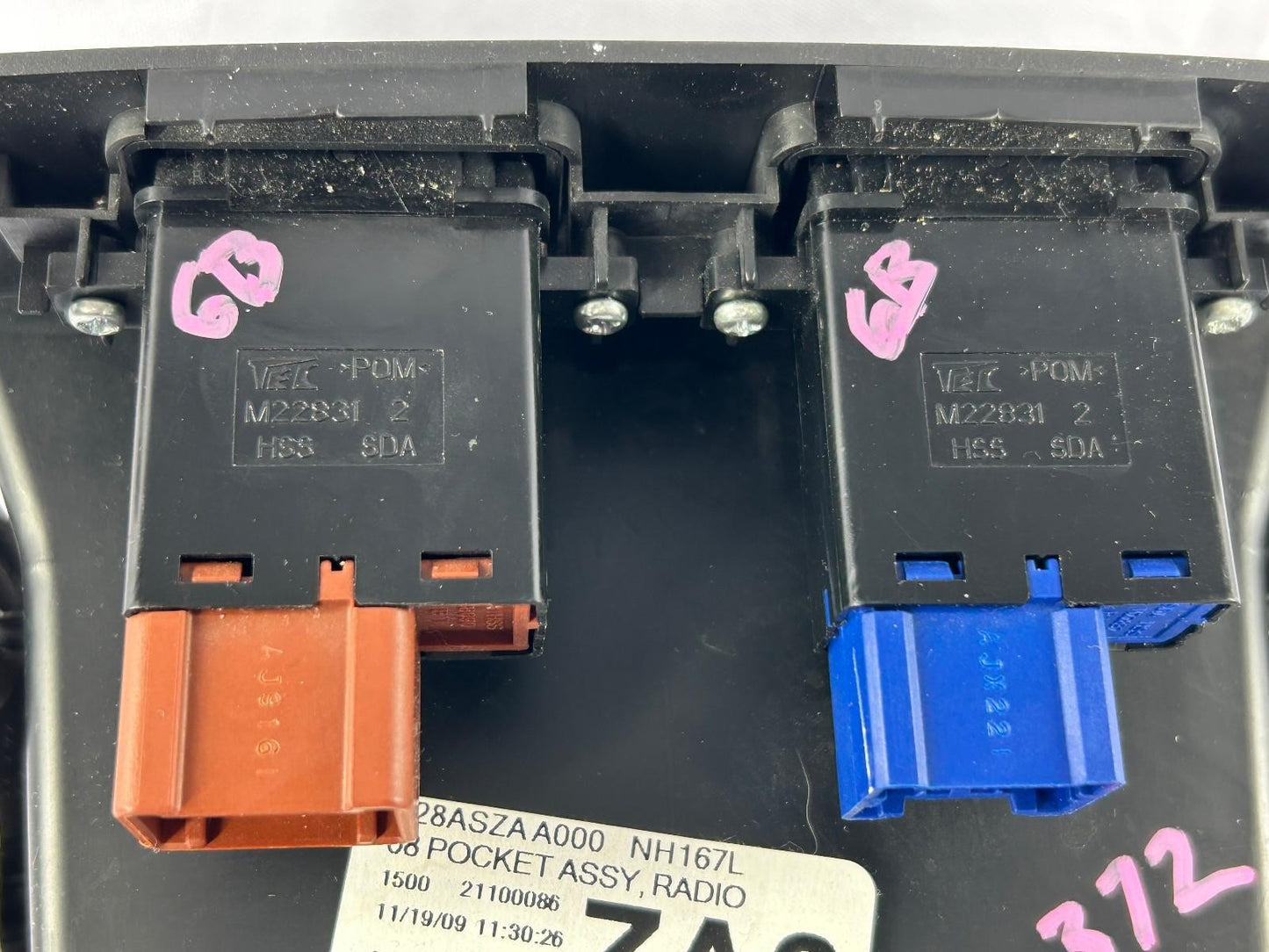 2009-2011 Honda Pilot Radio Stereo Audio Control Info Map OEM