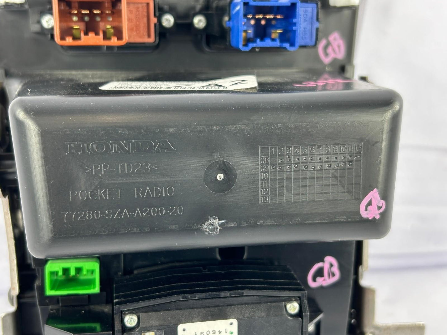 2009-2011 Honda Pilot Radio Stereo Audio Control Info Map OEM