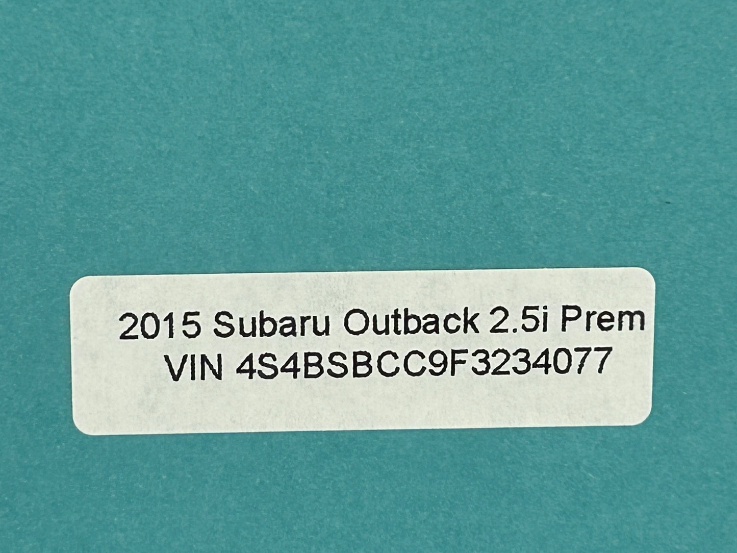 2015-2017 Subaru Outback Left Side View Heated Mirror 9-WIRE Silver OEM