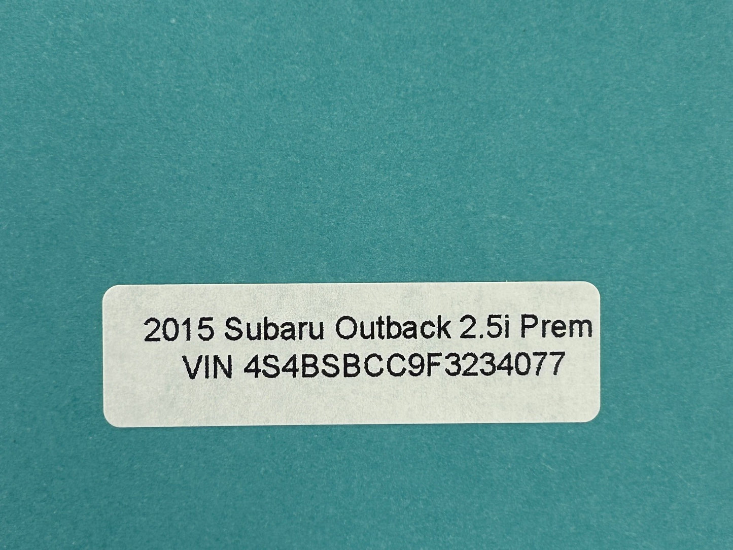 2015 Subaru Outback EGI Control Unit WJ Engine Control ECU Module 22765AF35A