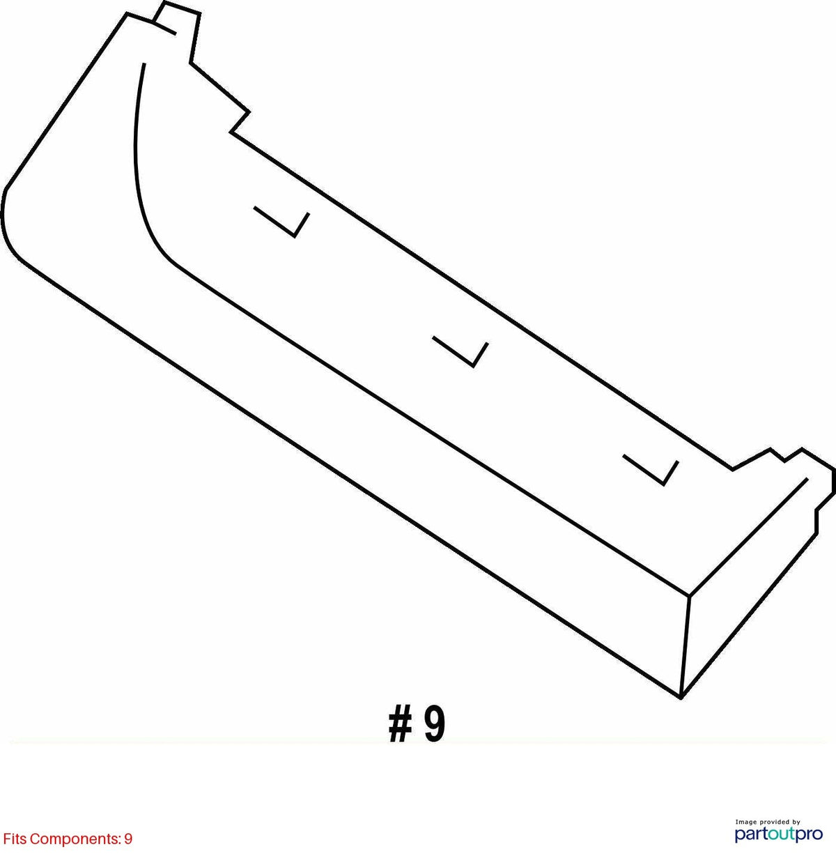 2015-2019 Subaru Outback Dash Front Left Trim Panel "D" Bezel OEM 66076AL02A