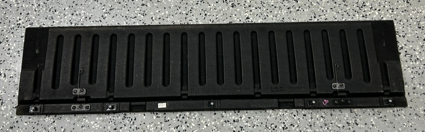 2010-2011 Toyota Highlander Deck Trim Board No. 1  Access Cover Black Carpet OEM