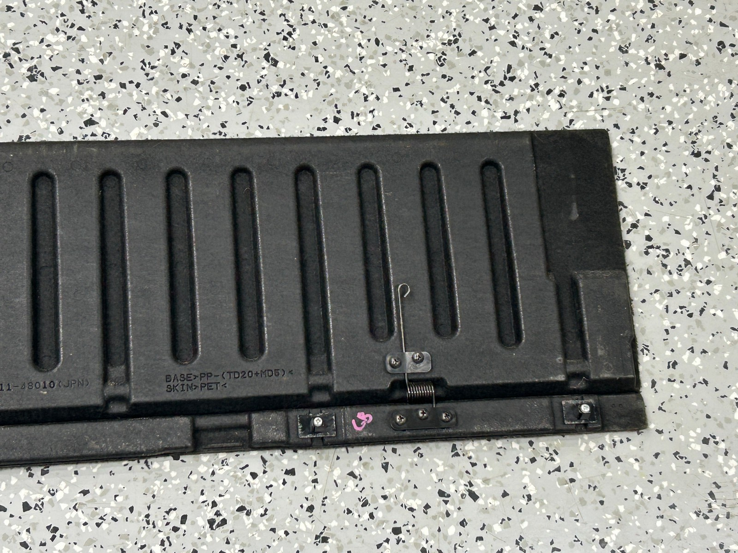 2010-2012 Toyota Highlander Deck Board Assembly Black Carpet 58410-0E040 OEM