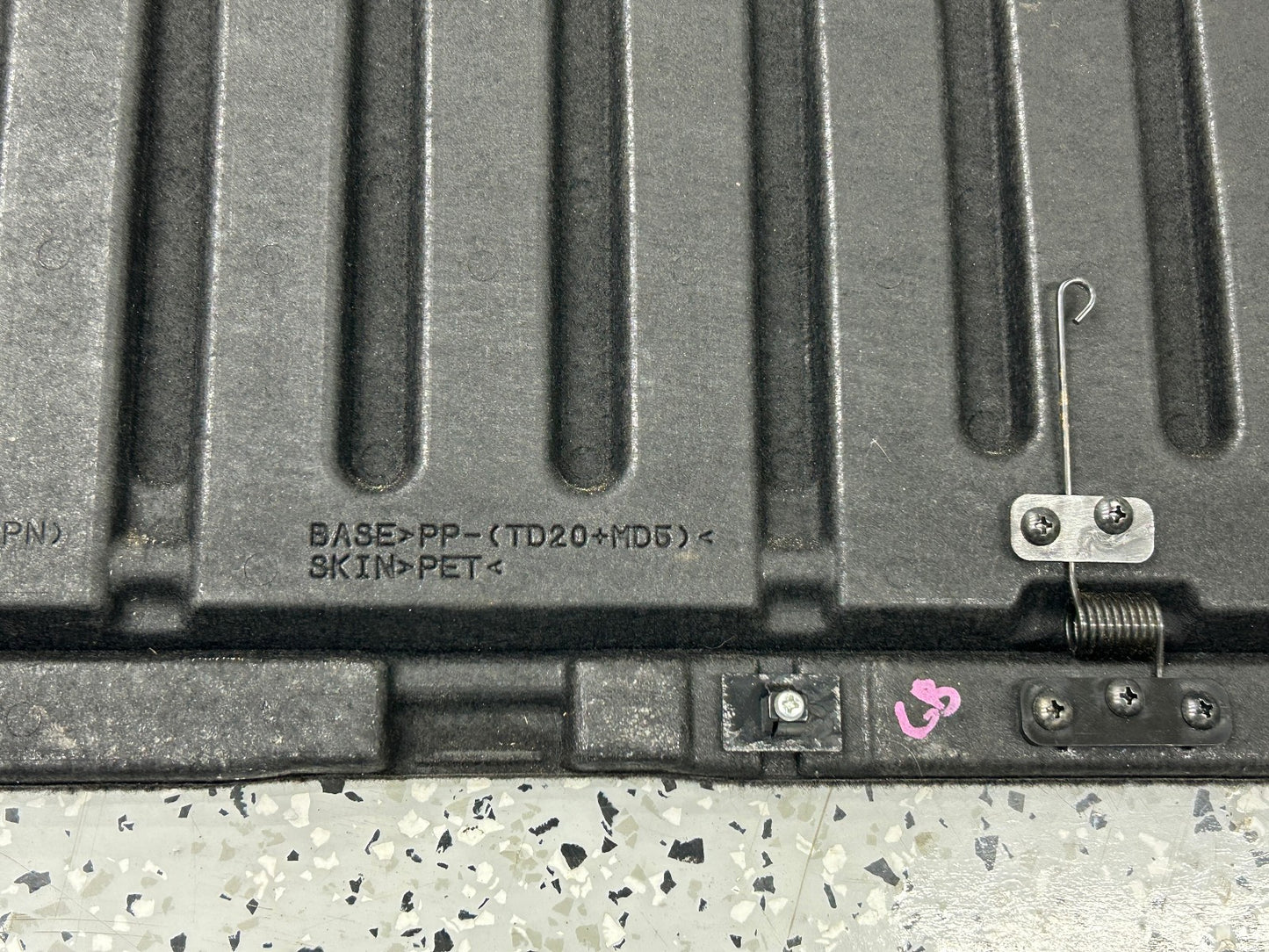2010-2012 Toyota Highlander Deck Board Assembly Black Carpet 58410-0E040 OEM