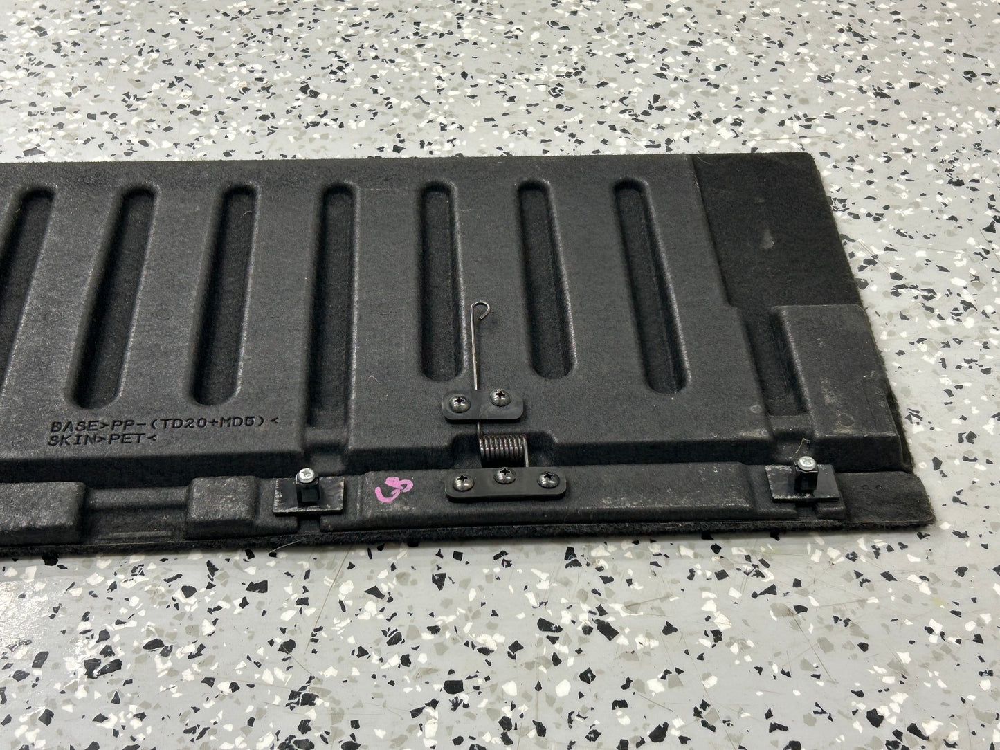 2010-2012 Toyota Highlander Deck Board Assembly Black Carpet 58410-0E040 OEM