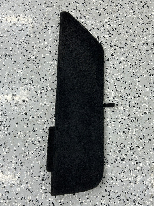 2008-2013 Toyota Highlander Right Trunk Floor Access Cover Black Carpet OEM