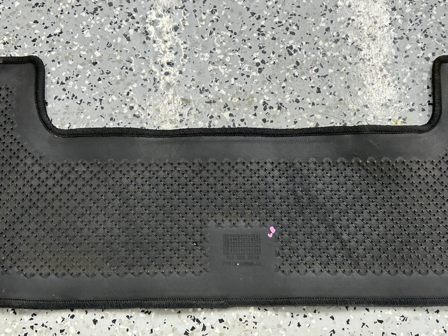 2008-2011 Toyota Highlander 3rd Row Floor Mat Carpet Black OEM