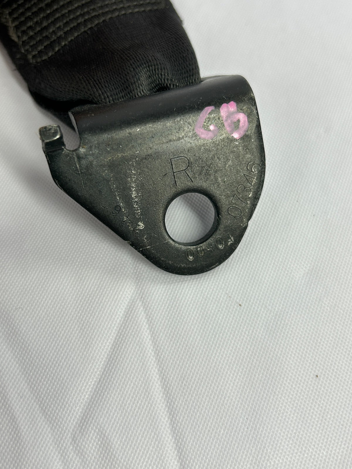 2010-2013 Toyota Highlander 3rd Row Right Seat Belt Buckle Receiver OEM