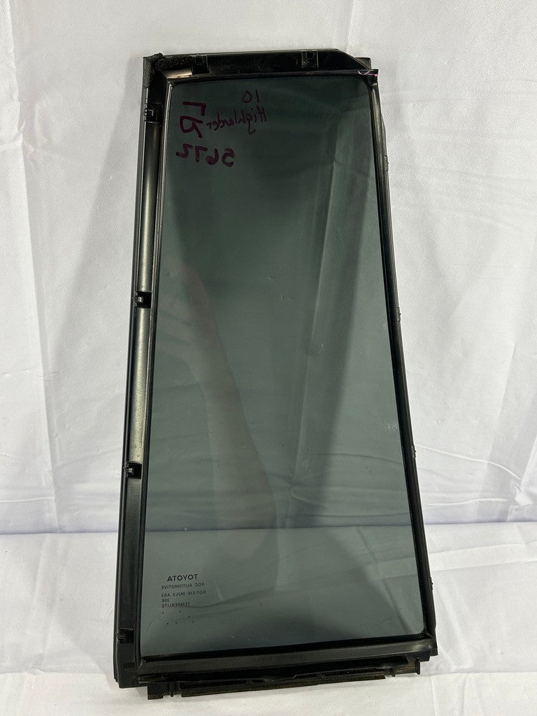 2008-2013 Toyota Highlander Vent Glass Driver Left Rear Door OEM