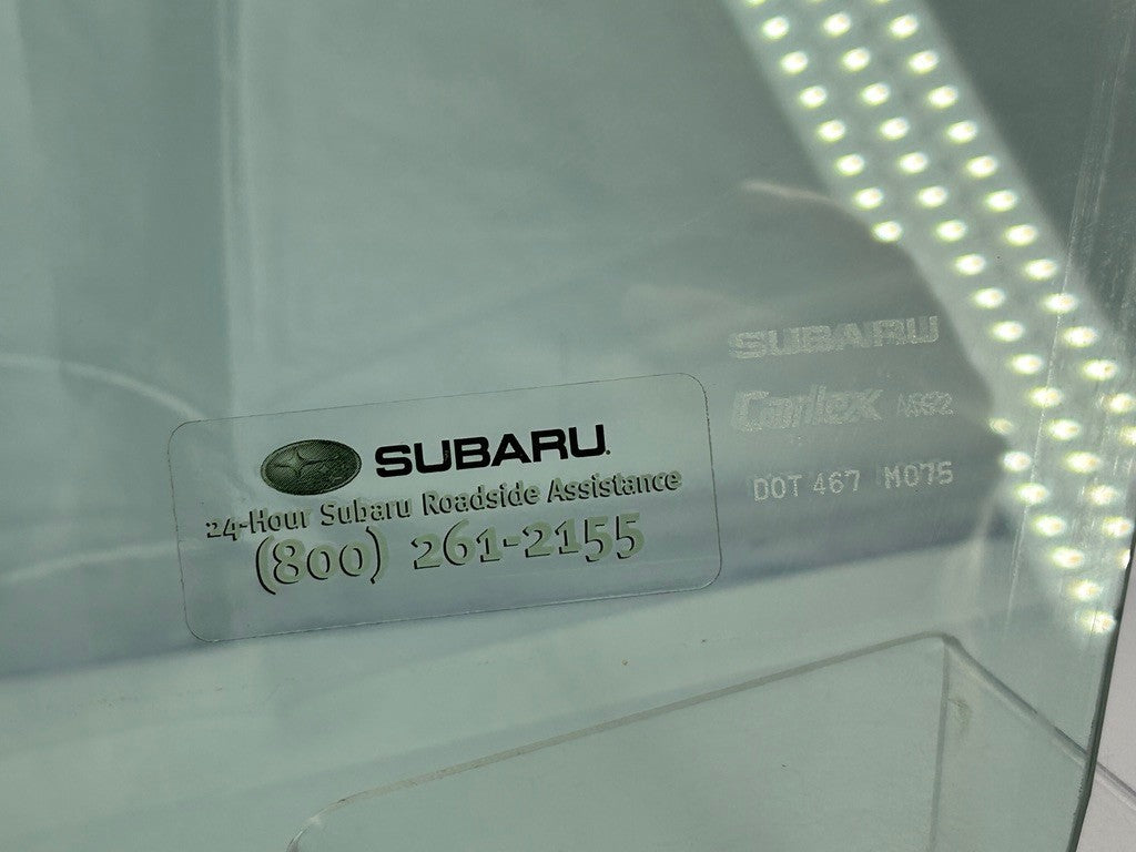 2015-2017 Subaru Outback Front Left Side Door Window Glass OEM