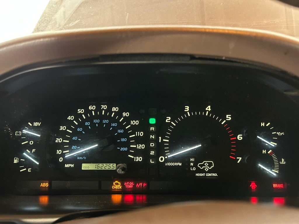 1998-1999 Lexus LX470 Speedometer Cluster 162,255 Miles 83800-6A850 OEM