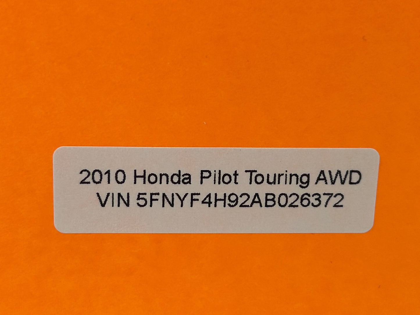 2009-2011 Honda Pilot Right Cowl Black 83111-SZA-A01 Trim OEM