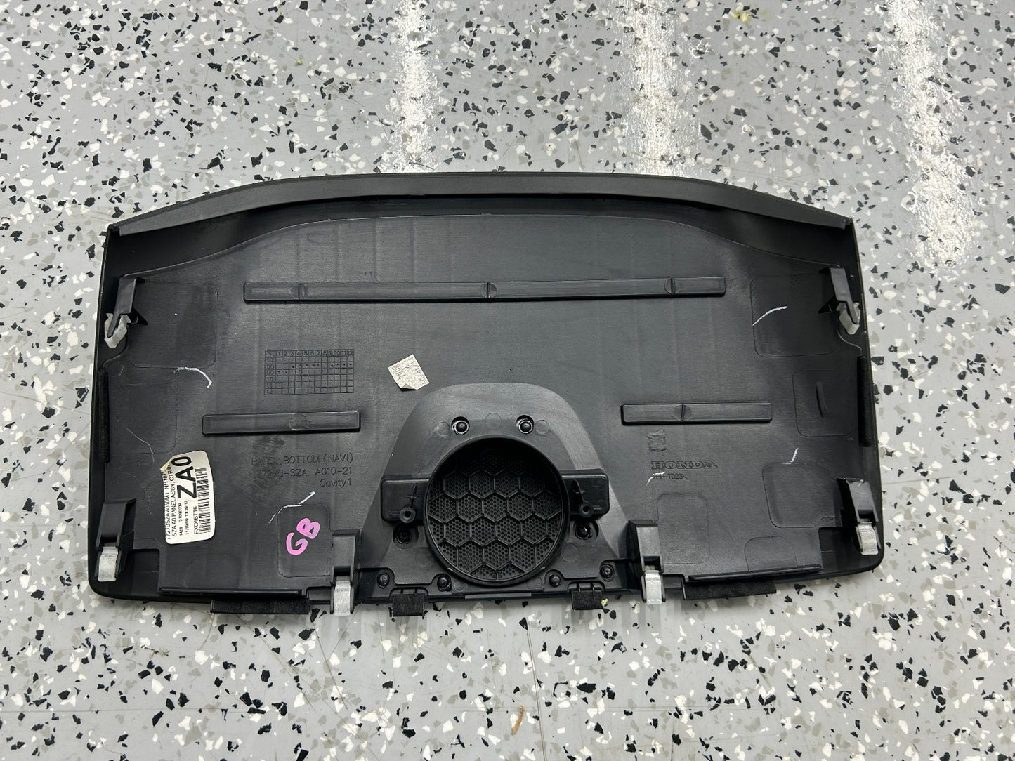 2009-2011 Honda Pilot Center Dash Speaker Navi Panel Black Trim Cover OEM