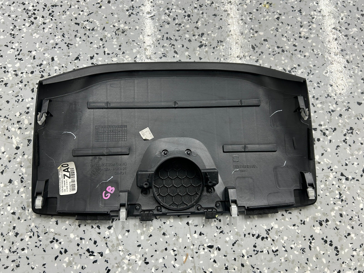 09-11 Honda Pilot Center Dash Speaker Navi Panel Trim Cover OEM 77270SZAA01021