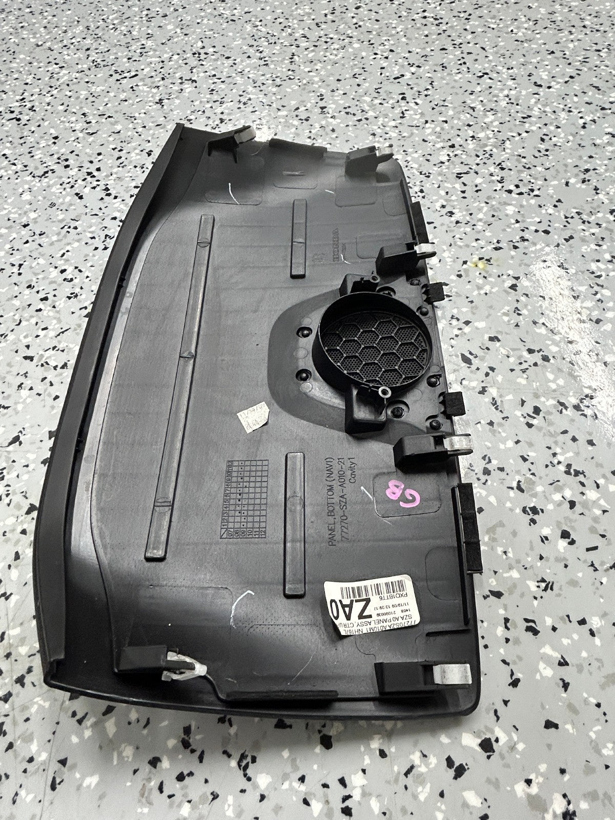 2009-2011 Honda Pilot Center Dash Speaker Navi Panel Black Trim Cover OEM