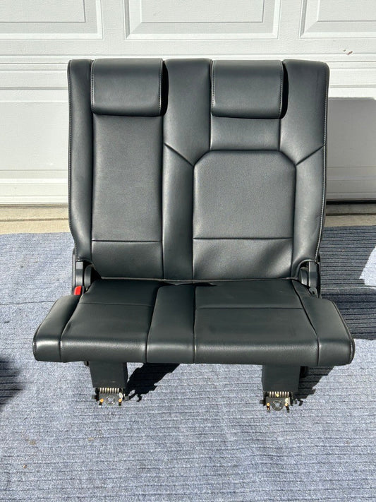 Honda Pilot 2009-2011 Touring Rear Third Row Left Seat Black Leather OEM