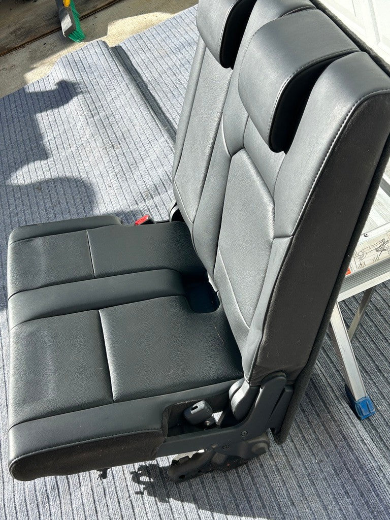 Honda Pilot 2009-2011 Touring Rear Third Row Left Seat Black Leather OEM