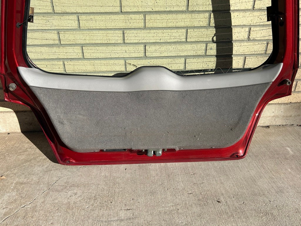 2005 Subaru Impreza WRX Wagon Hatch Trunk Liftgate Glass Spoiler Red Assembly