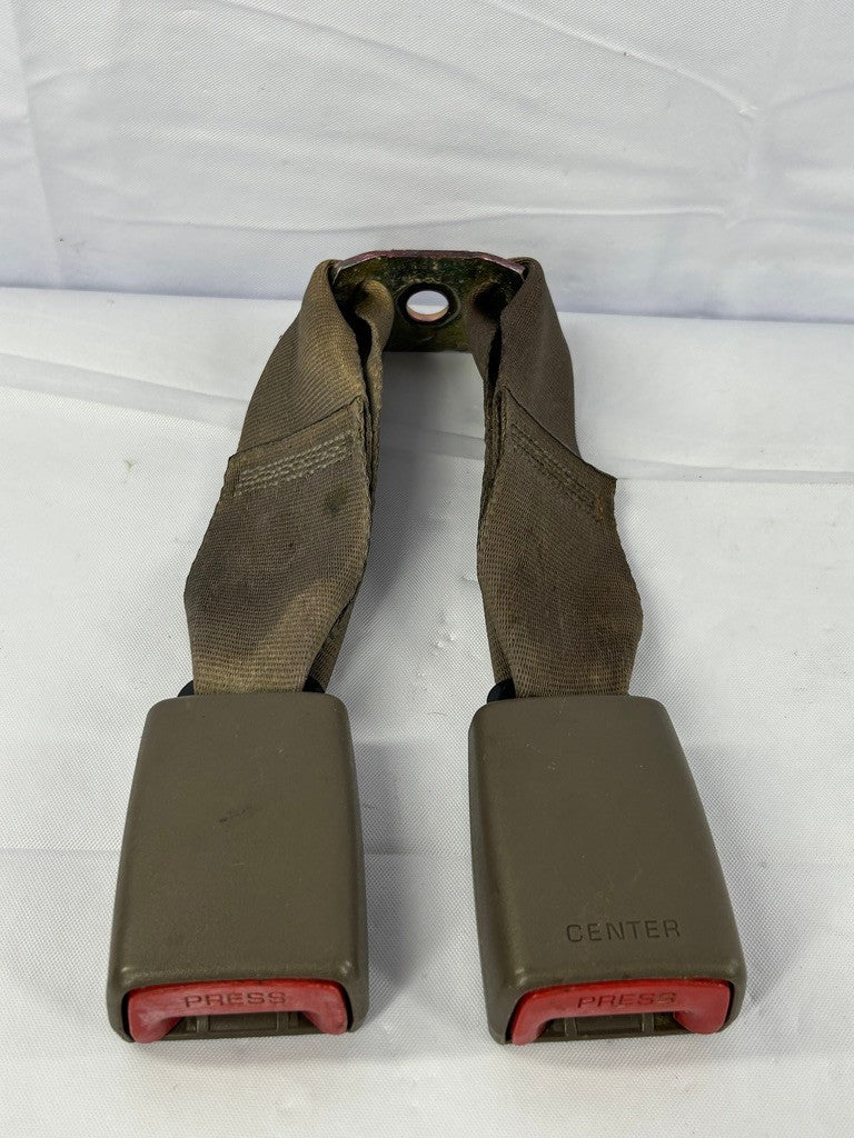 1996-2001 Toyota 4Runner Rear Seat Belt Center Receiver Buckle Brown OEM