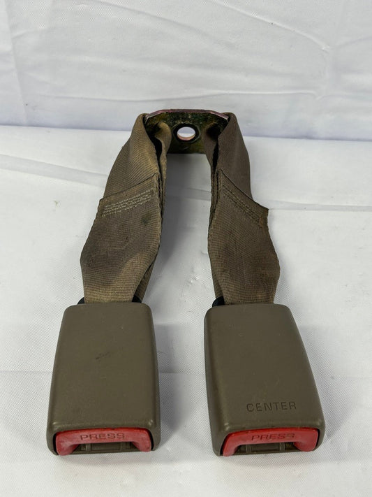 1996-2001 Toyota 4Runner Rear Seat Belt Center Receiver Buckle Brown OEM