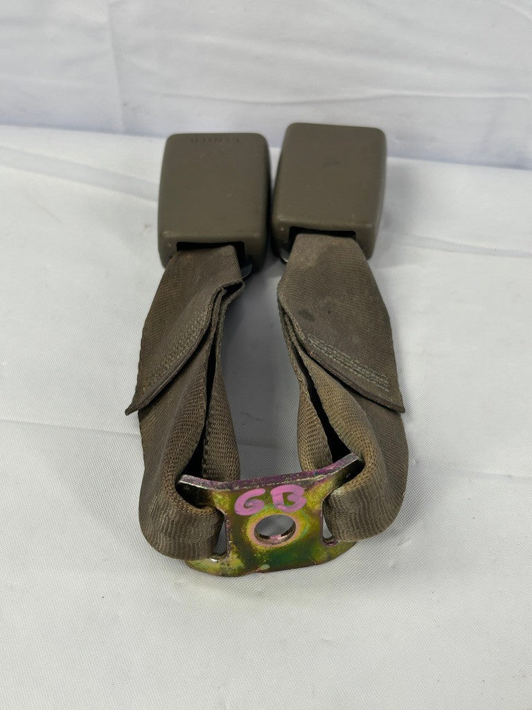 1996-2001 Toyota 4Runner Rear Seat Belt Center Receiver Buckle Brown OEM