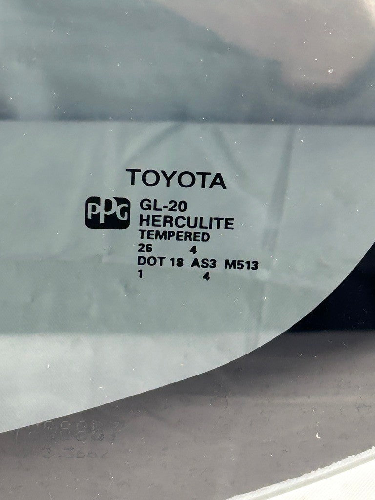 2000-2006 Toyota Tundra Extended Cab Left Rear Door Window Glass