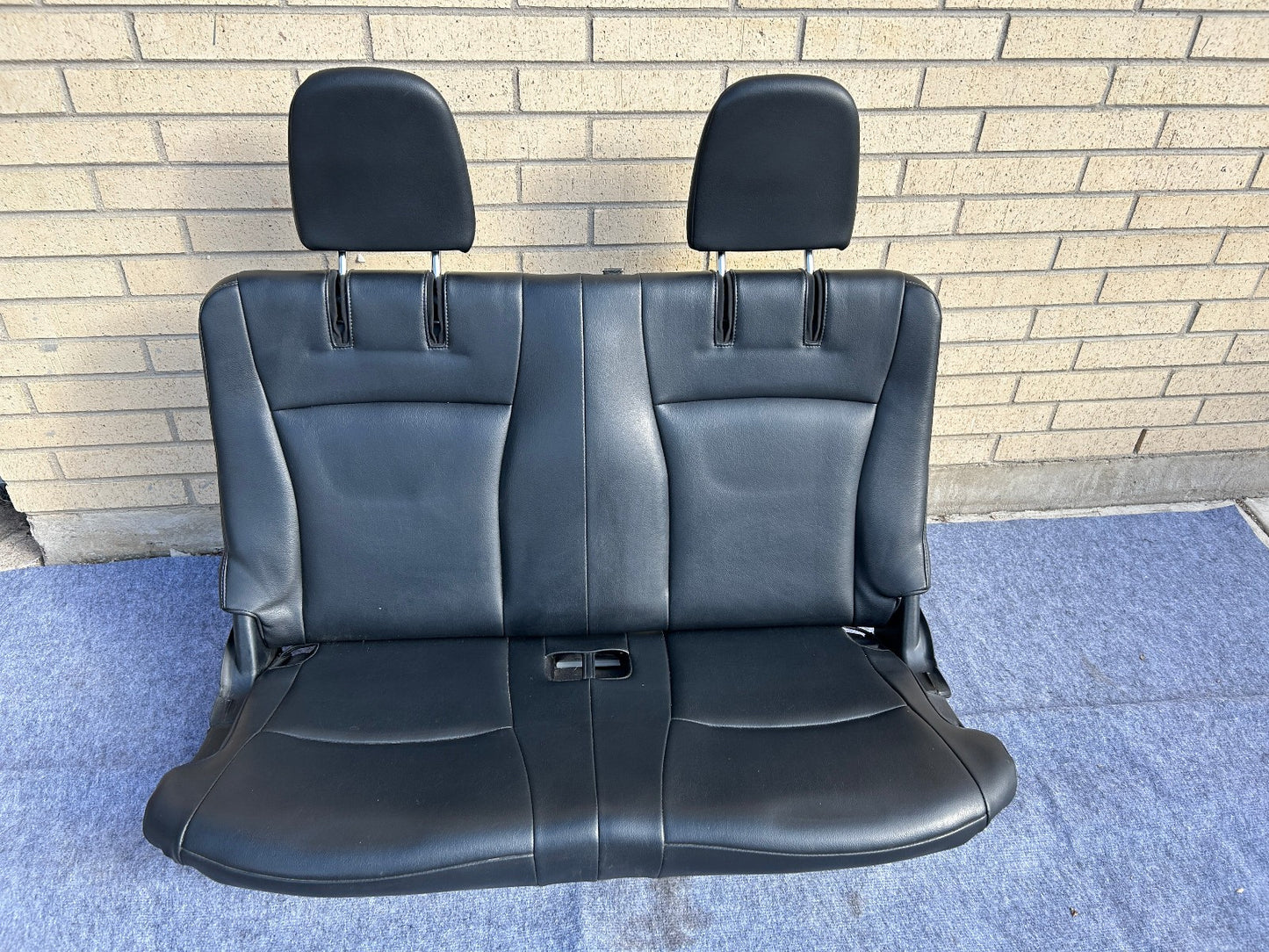 2008-2010 Toyota Highlander 3rd Row Rear Seat Black Leather LA20 OEM