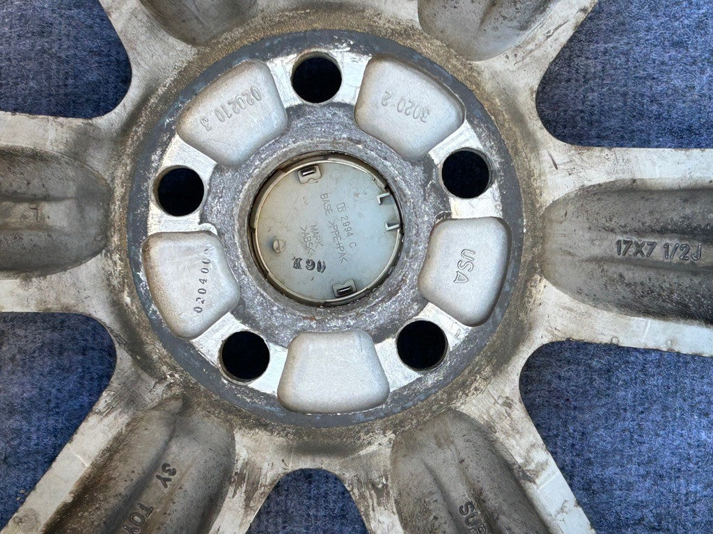 2008-2010 Toyota Highlander 17X7-1/2 Alloy Wheel 6 Spokes 426110E140 OEM