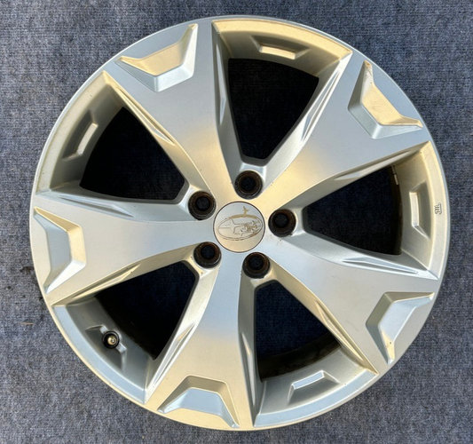 Subaru Forester 2014-2016 17X7 Aluminum Alloy Chrome 5 Spoke 68814 OEM