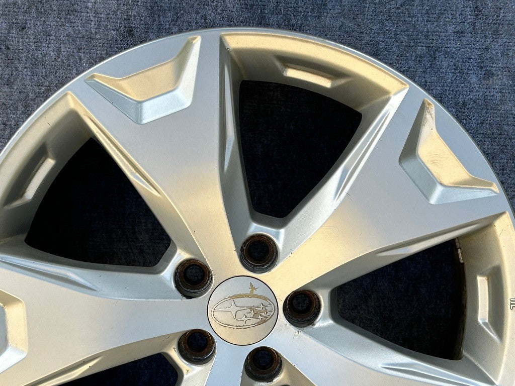 Subaru Forester 2014-2016 17X7 Aluminum Alloy Chrome 5 Spoke 68814 OEM