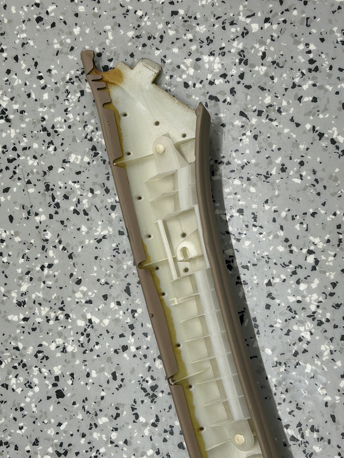 1998-2002 Lexus LX470 Body Right Front A-Pillar Panel Beige Trim OEM